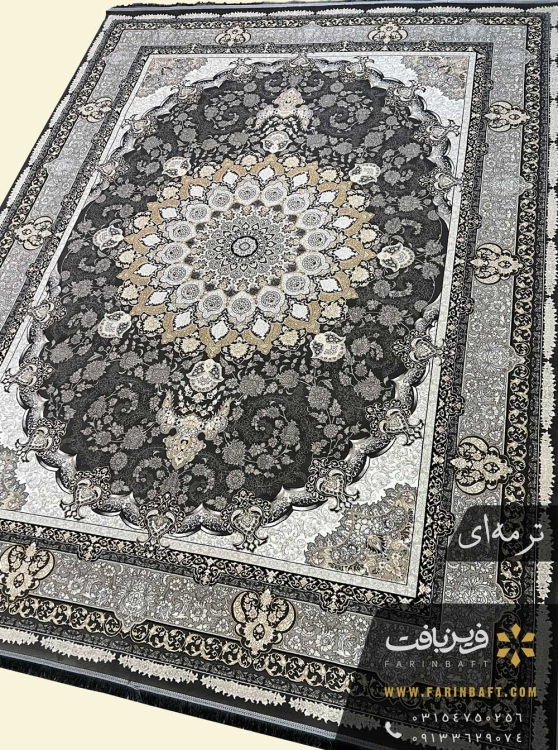 فرش طرح آنیسا 700 شانه ترمه ای